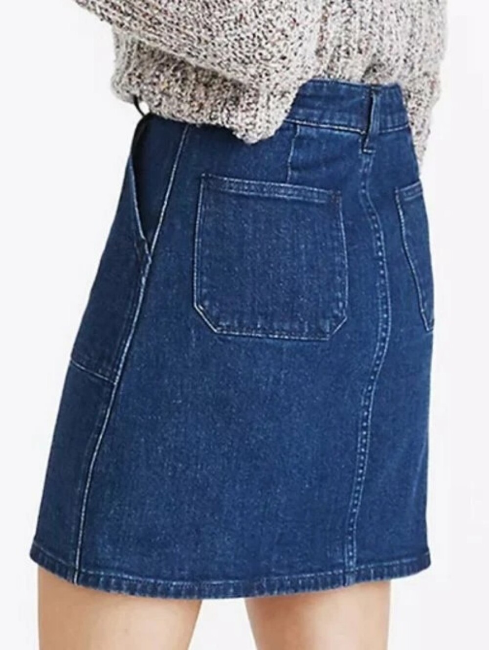 Madewell Denim Utility Zip Skirt - Picture 15 of 15